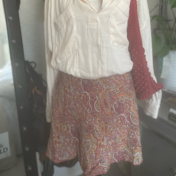 Zara paisley print skirt made in Marocco size medium - Picture 5 of 5